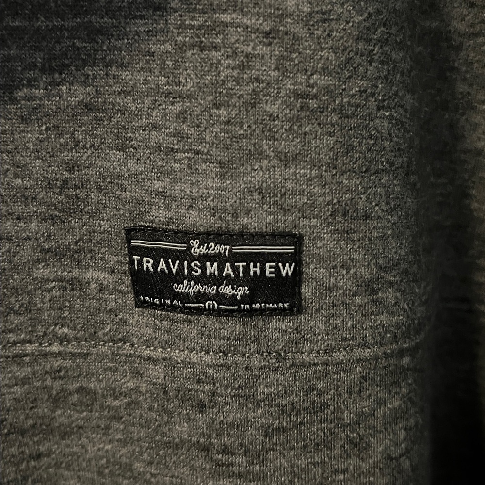 Travis Mathew Dark Gray Full Zip Jacket - Picture 2 of 5